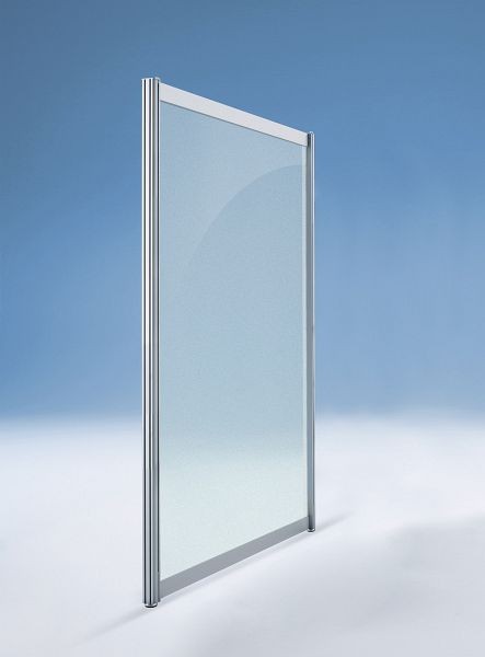 BST Stellwand GERADE -niedrig-, ESG-Satiniert, Design 1-teilig, 1000x40x1380, SCREEN G10013-SE