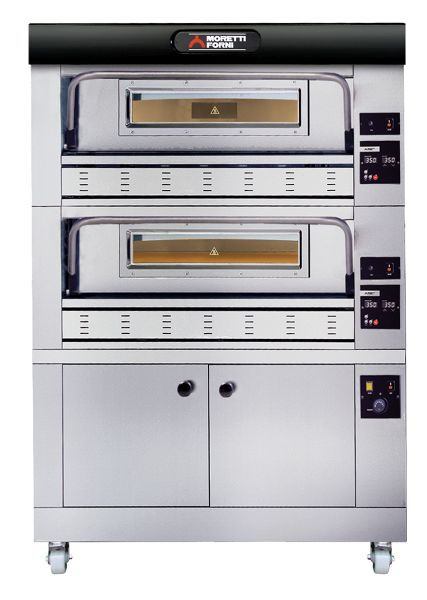 MORETTI Gas-Pizzaofen serieP P110G A, Standgerät, für Pizzen / Pizzableche, 493400118100