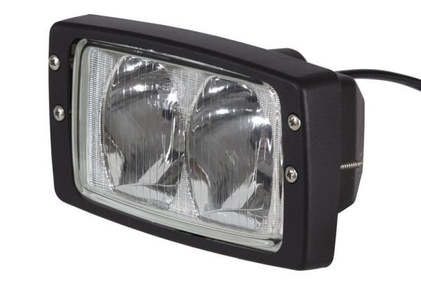 HELLA Halogen-Arbeitsscheinwerfer, Double-Beam, 24/12V, 2300lm, Einbau, 2-Punkt Befestigung, Geländeausleuchtung, 250mm, offene Kabelenden, 1GB 996 080-021