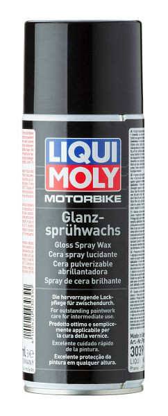 LIQUI MOLY Motorbike Glanz-Sprühwachs, Dose Aerosol, VE: 0,4 Liter, 3039