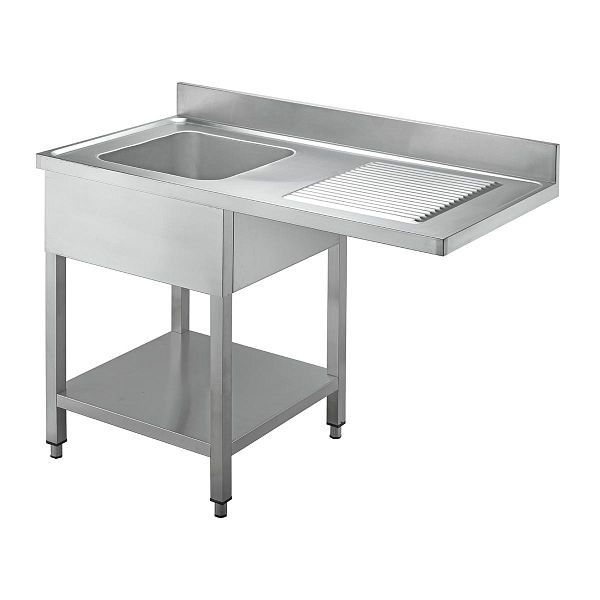 Vaiotec TOPLINE Spülcenter 700 / 1 Becken links, 40 mm starke Arbeitsplatte, 120x70x85 cm, 10516
