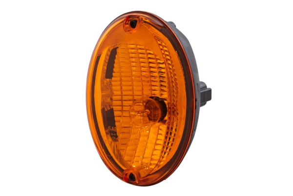 HELLA Blinkleuchte, Agroluna, Halogen, 12V, Anbau/Einbau/geschraubt, SAE/ADR/GGVS, Stecker: DEUTSCH Stecker, rechts, 2BA 343 130-587