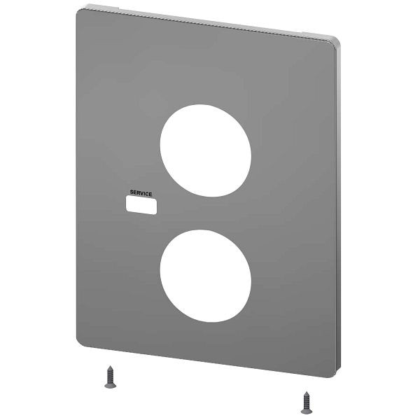 KWC Edelstahlabdeckplatte, F5, 190x245 mm, Sensorhalterung, mit Befestigungsschrauben, 2030049948