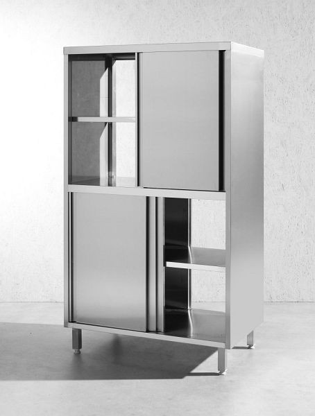 Hendi Durchreicheschrank mit Trennwand und Schiebetüren, 800 x 500 mm, 811634