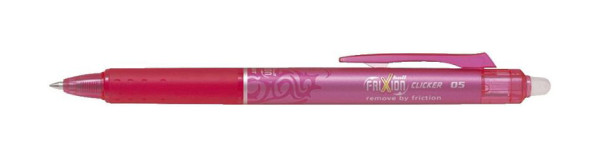 PILOT Tintenroller FriXion Clicker - 0,3 mm, pink, radierbar, BLRT-FR5-P