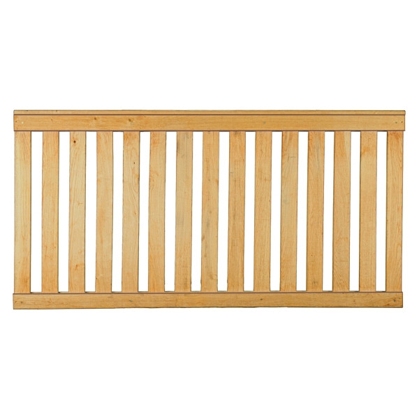 T&J ANTONIO-Rahmenzaun Eiche, 180 x 90 cm, Latten 20/80 mm, glatt, 26311