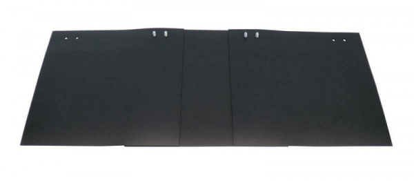 SINOtec TransTac Lamellen mit Lochung für Schwingschellen, dunkelgrün matt, 300 x 3 mm, 66% Überlappung, 10000459