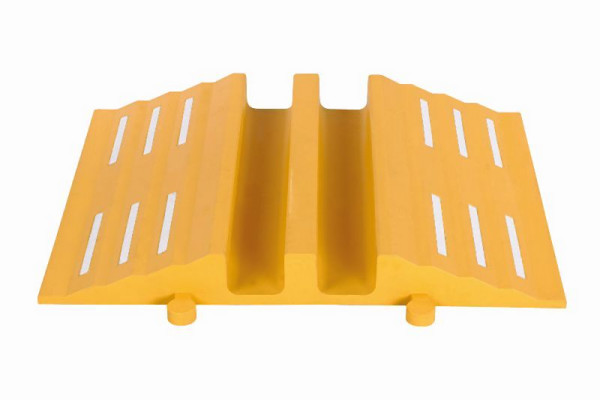 CRASH STOP Schlauch- und Kabelbrücke 680 Gelb, 20075