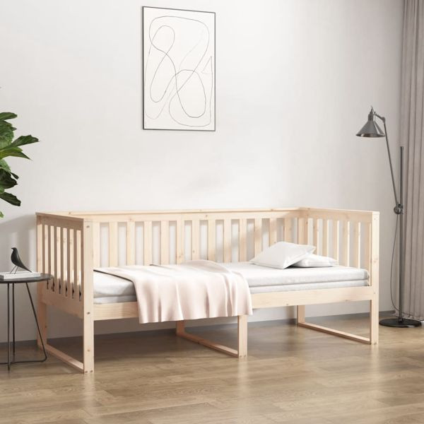 vidaXL Tagesbett ohne Matratze 100x200 cm Massivholz Kiefer, 820886