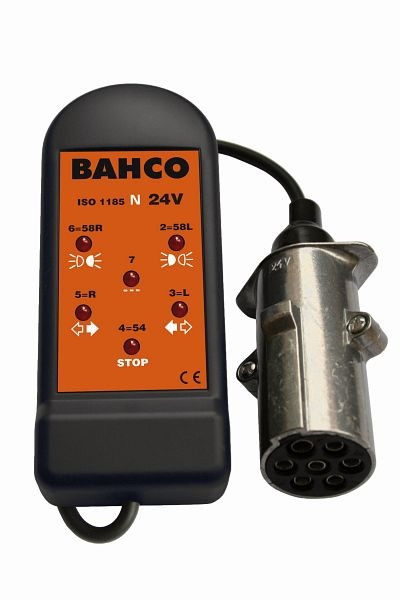 Bahco Steckdosen-Tester, 24 V - 7 PIN, für 24N-Steckdosen, BELT247N