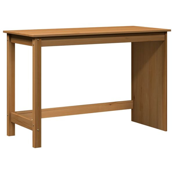 vidaXL Schreibtisch Honigbraun 112 x 50 x 75 cm Massivholz Kiefer, 42028372