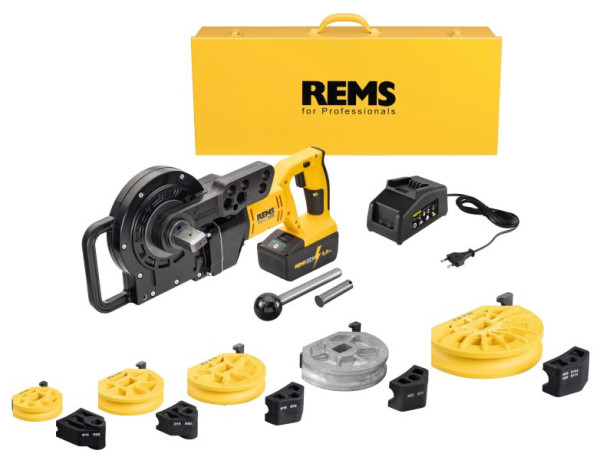 REMS Akku-Rohrbieger Curvo 22V Set 14+16+18+22+28, 580064 R220