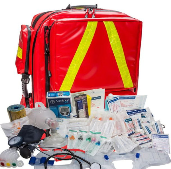 MBS Medizintechnik Notfallrucksack XL mit Füllung Professional Responder, 103402