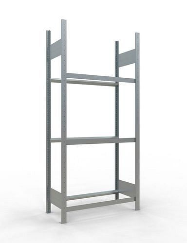Schulte Reifenregal, Grundfeld, 3 Lagerebenen, Fachbreite 900 mm, 960 x 436 x 2000 mm, 278827