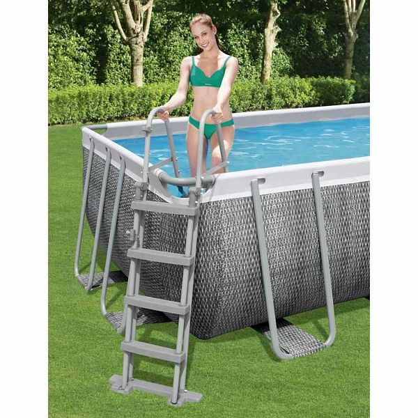 Bestway Flowclear 4-stufige Sicherheitsleiter 122 cm, 93113