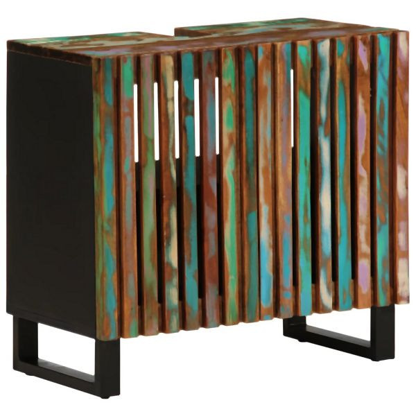 vidaXL Waschbeckenunterschrank 62x34x58 cm Massivholz Akazie, 377533