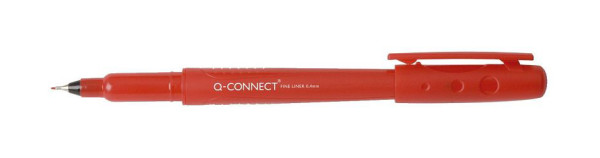 Q-Connect Feinschreiber 0,4 mm, rot, KF25009, 5706002019969