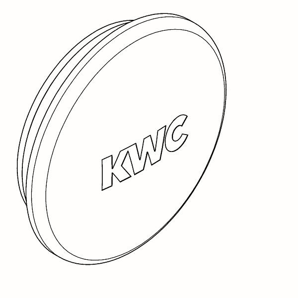 KWC Verschlusskappe mit O-Ring, AQUALINE, Kunststoff, 2000104841