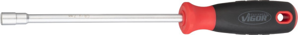 VIGOR Sechskant Steckschlüssel-Schraubendreher, Außen-Sechskant Profil, 7 mm, V4221