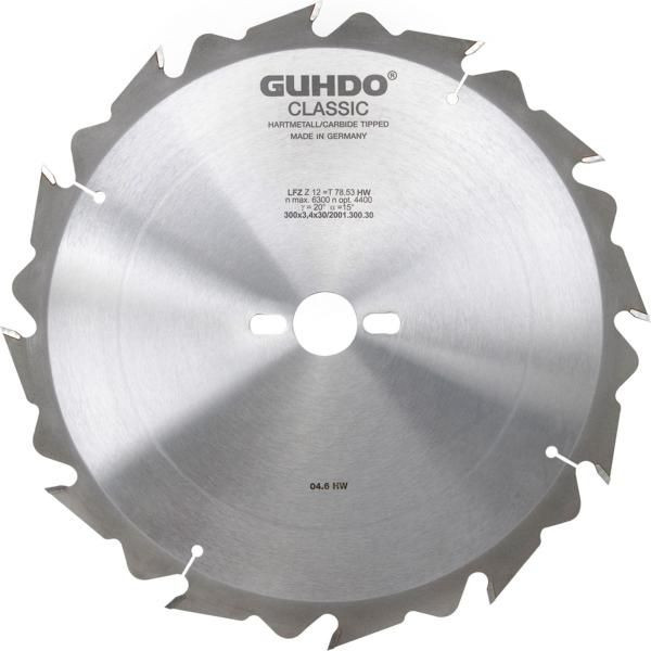 GUHDO HW-Säge 400x3,8/2,5x30 Z18F LFZ 1, CNL, 2001.400.30