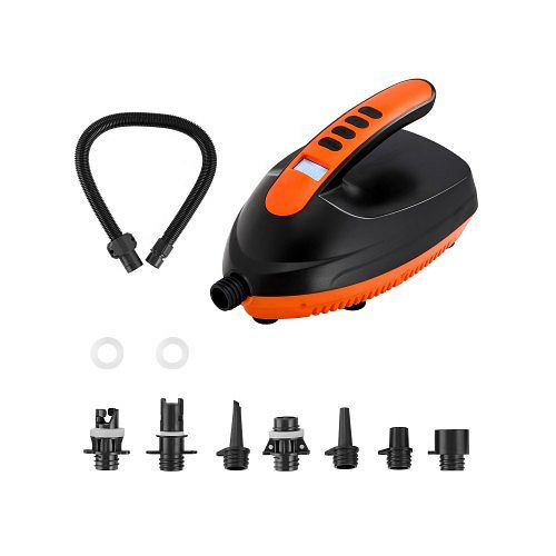 VEVOR elektrische SUP-Pumpe, 20 PSI, 70 L/min, automatische Abschaltung, 12V DC, für aufblasbare Paddleboards/Zelte, JBDDQB20PSIDK0B82V9