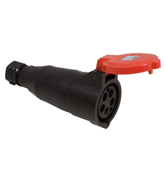 GIFAS Vollgummi-CEE-Kupplung, Polzahl: 5, 107134, 4251401404119