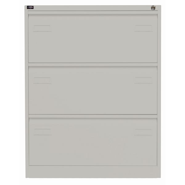 Bisley LIGHT Hängeregistraturschrank LIGHT, doppelbahnig, 3 HR-Schubladen, 667 york, CDF3667