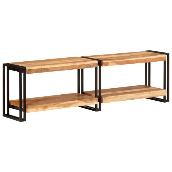vidaXL TV-Schrank 140x30x40 cm Massivholz Akazie, 356172