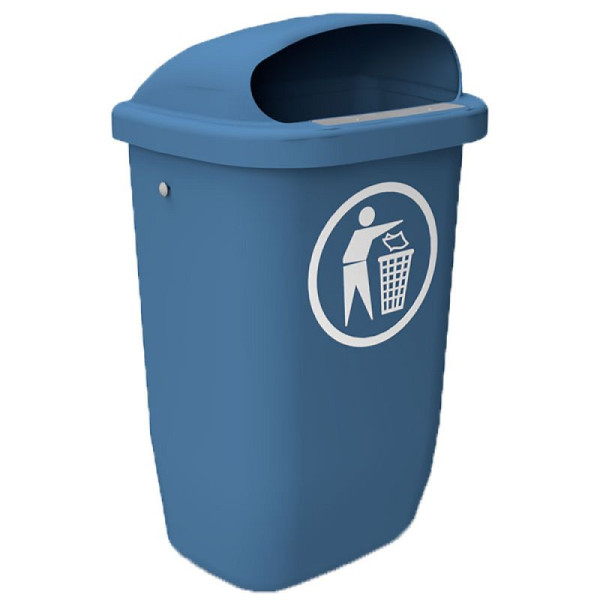 STEIN HGS Abfallbehälter nach DIN PK, blau, 83550.0002
