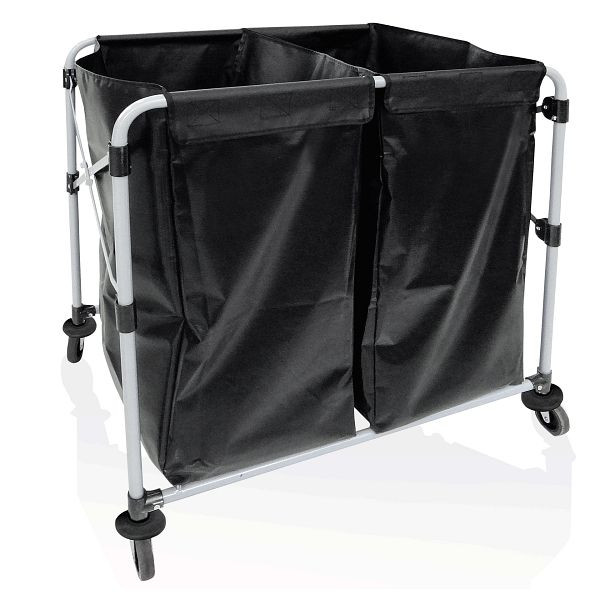 WAS Wäschewagen, 2 Wäschesäcke à 150 Liter, 89,5 x 66 x, 86 cm, Eisen pulverbeschichtet, 4434152