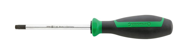 STAHLWILLE TORX-Schraubendreher DRALL+ Nr.4656 TORX-Größe T8 Klingen-Länge 60 mm, 46563008