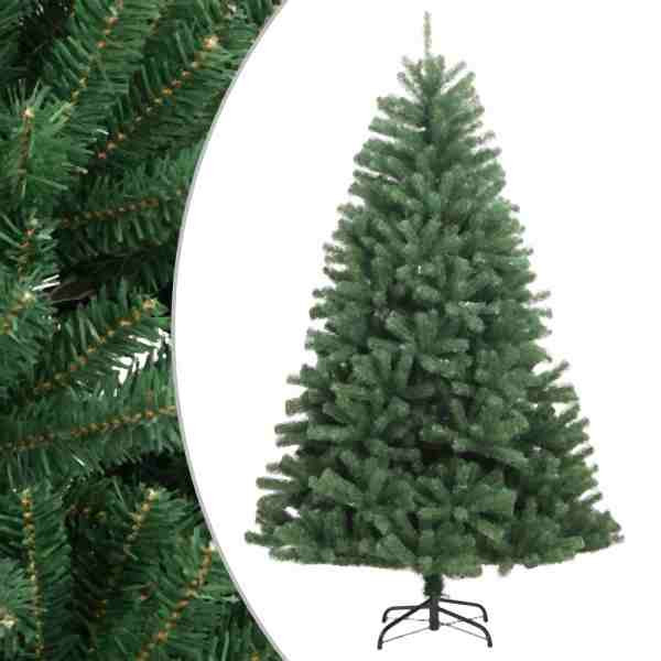 vidaXL Künstlicher Weihnachtsbaum Klappbar mit Ständer Grün 180 cm, 356767
