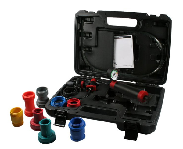 Busching Kühlerdruckprüfgerät Premium-Set, für PKW und leichte NFZ, 100667