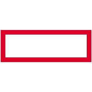 Moedel Brandschutzzeichen - zur Selbstbeschriftung, Alu, 594x210 mm, 57460