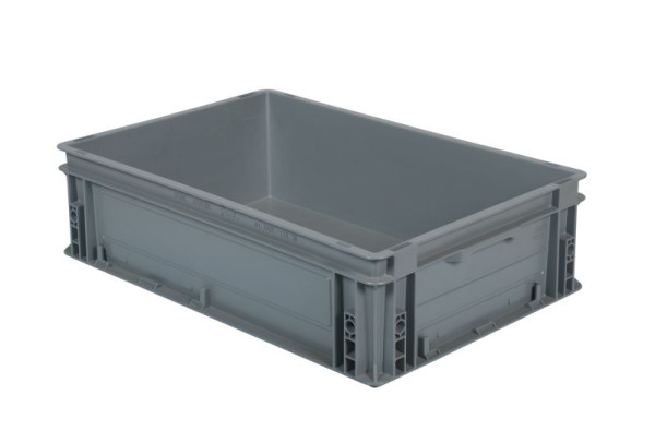 SOFAME Euronorm-Behälter B 600 x T 400 x H 200 mm 44,2L grau, W010080228
