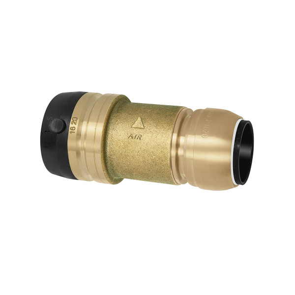 Riegler Reduzier-Verbinder, Messing, »sharkbite«, 28 mm, für Rohr-Außen-ø 22 mm, 117052