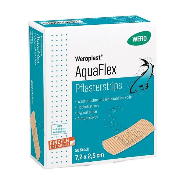 WERO Weroplast AquaFlex Fingerstrips 7,2 x 2,5 cm, VE: 50 Stück, 170257