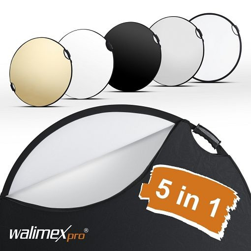 Walimex pro 5in1 Faltreflektor wavy comfort Ø107cm, 1022461
