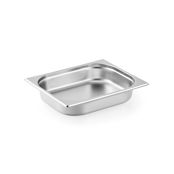 Vaiotec TOPLINE Gastronorm-Behälter GN 1/2 - 65 mm, Edelstahl AISI 304, 32,5x26,5x6,5 cm, 10619