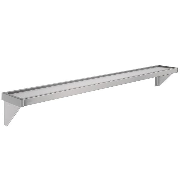 KWC Ablage, SATURN, Edelstahl, 1400x138x142 mm, Aufputz, 2000056948