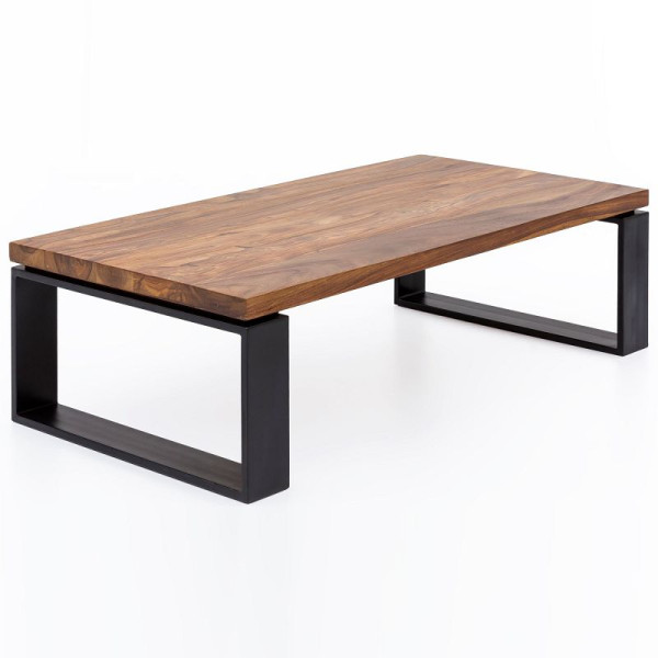 Wohnling Couchtisch Sheesham 115x35x60 cm Massiv Holz, WL5.650