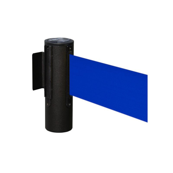 Stein HGS Wandgurtkassette 'P-Line 46' aus Metall, schwarz, breites Band, blau, 2,3 m, 65866.0003