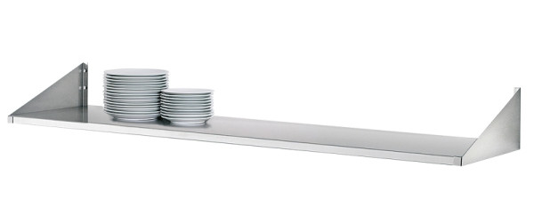 Bartscher Tellerbord 1400x300 mm, Chromnickelstahl, 363140