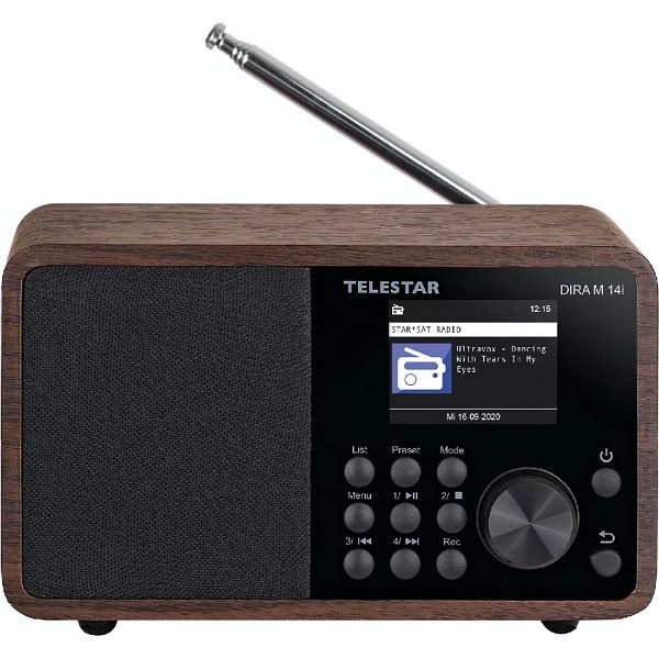 TELESTAR DIRA M 14i Multifunktionsradio, mit TFT LCD Farbdisplay, USB, Mediafunktionen, DAB+/FM/Web, Wecker, MP3, WMA, AAC, 20-100-01
