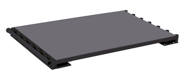 VARIOfit Plattenständer ohne Bügel, Ladefläche: 1.600 x 800 mm, RAL 7016 anthrazitgrau, zu-1287/AG
