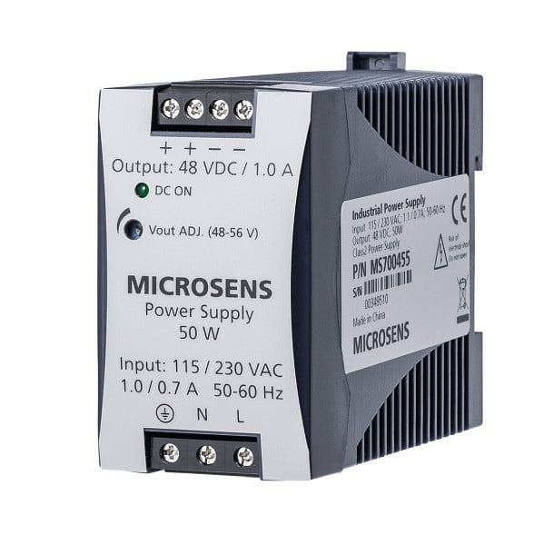 MICROSENS Netzteil 50 W Grau, Weiß, MS700455