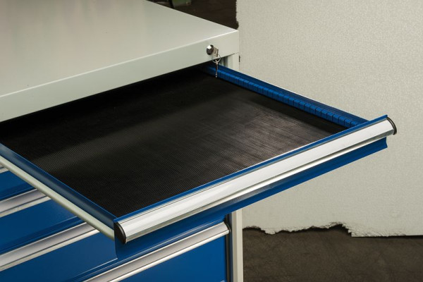 KLW Riefengummi-Einlage, schwarz in Schublade SJB-### passend, SJB-RGS