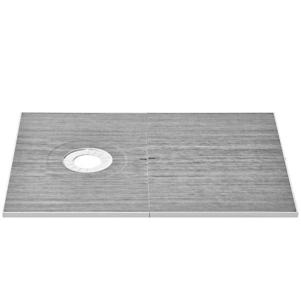 VEVOR wasserdichtes Duschwannen-Set, 152,4 x 96,5 cm, mit versetztem Ablauf, verdickt, LYAZDB6038YCZLM8OV0