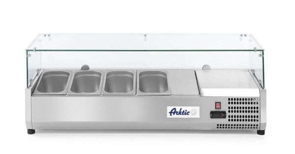 Arktic Aufsatzkühlvitrine 4x GN 1/3, LxBxH: 1205x395x430 mm, 232965