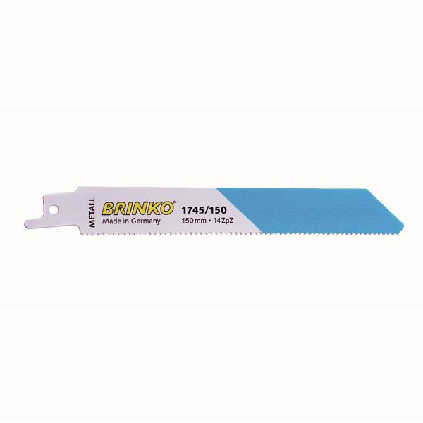 BRINKO Säbelsägeblatt Metall 150 mm, 14 ZpZ, 1745/150, 4024184174513